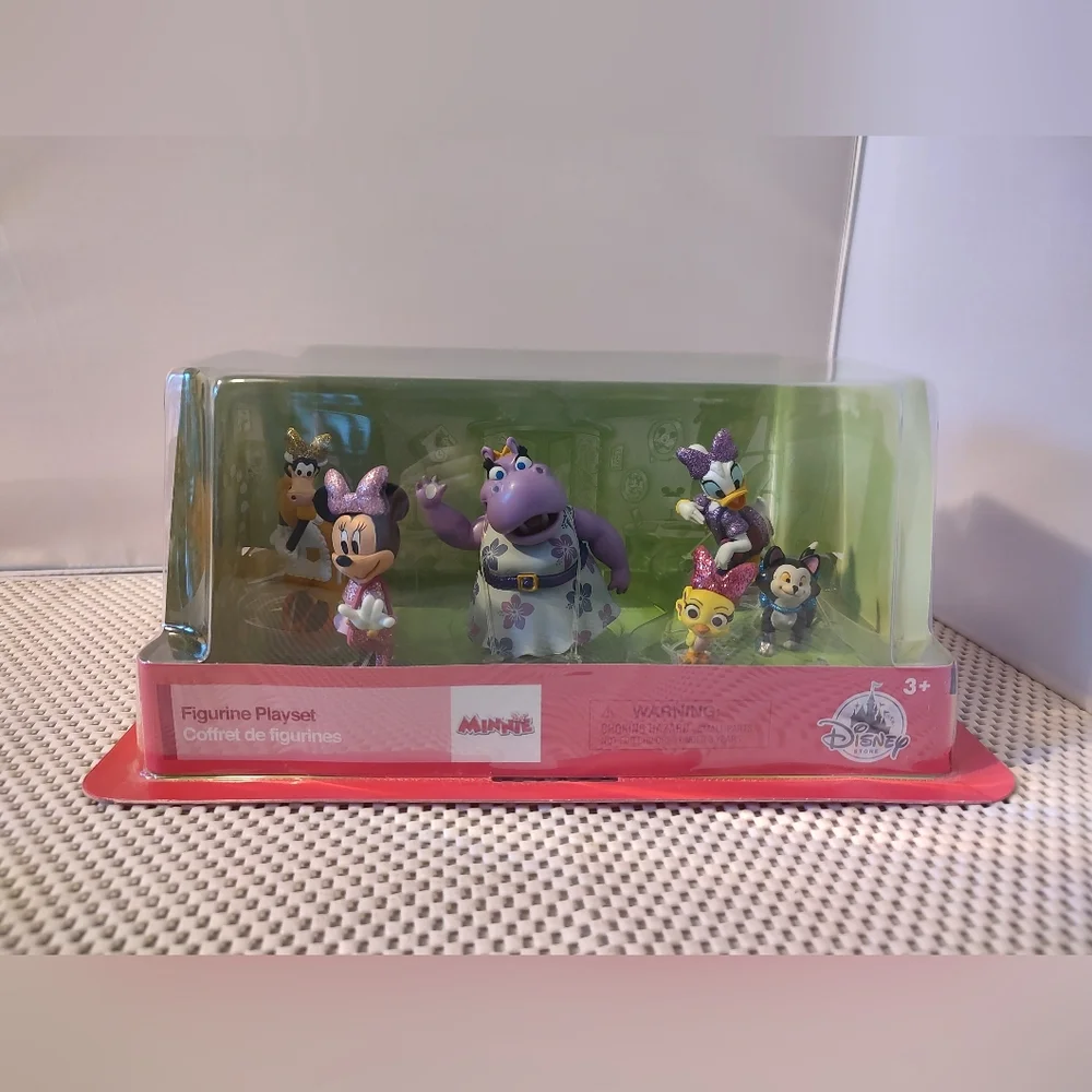Disney Minnie Mouse Figurine Playset NWT 6pcs